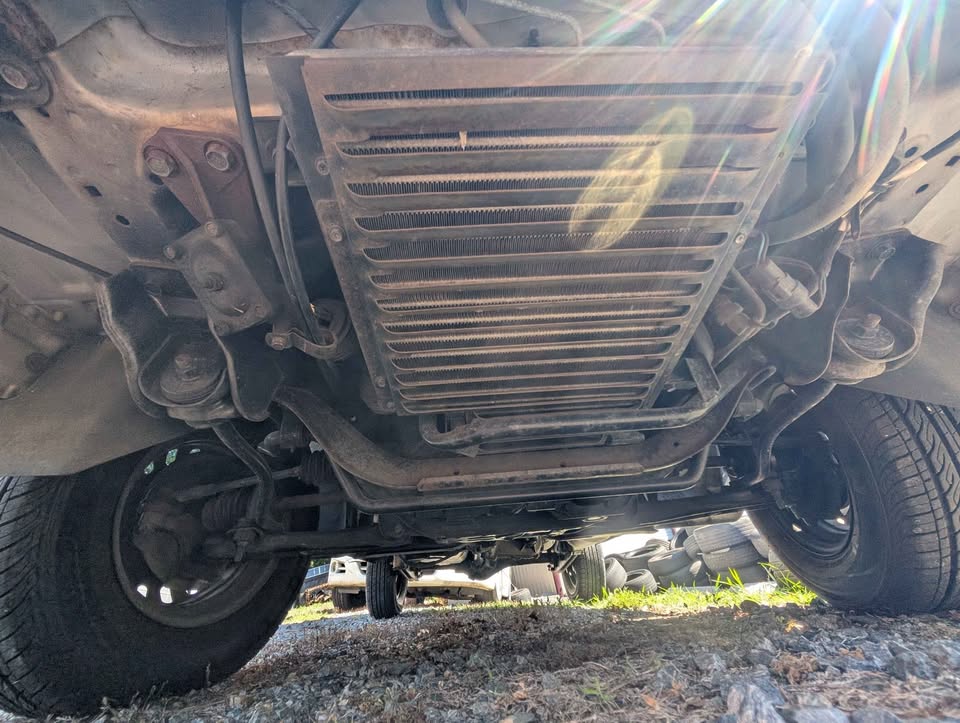 1997 Mitsubishi Bravo Exceed 4WD: underside view