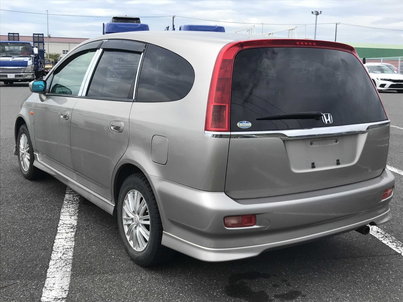 2001 Honda Stream iS RHD: rear exterior